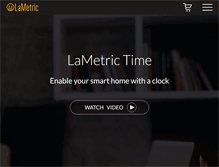 Tablet Screenshot of lametric.com